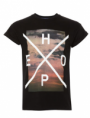 BLACK HOPE CROSS ROLL T-SHIRT